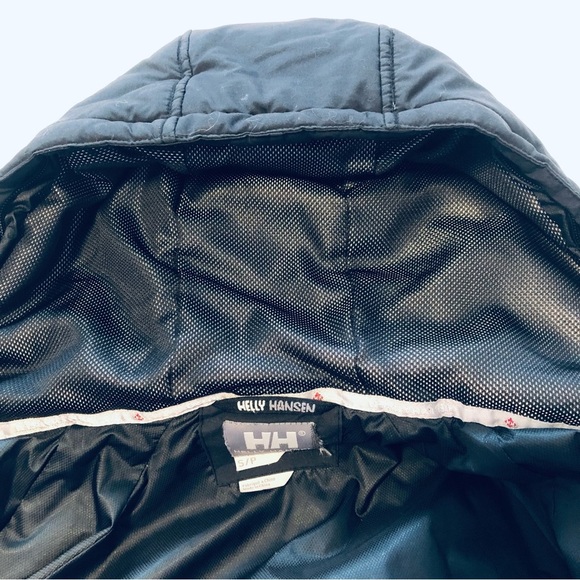 Helly Hansen Small Down Filled Bomber Ski Jacket Black Crop - Picture 9 of 15